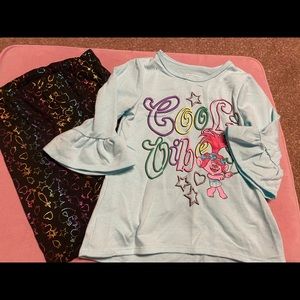 Trolls Outfit, Size 4T